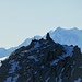 Vetta con dietro le cime del Monte Rosa
