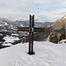 Am Gipfelkreuz des Ce de Salares