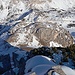 Blick vom Piz Ciampei Richtung P.2241 und Passstraße