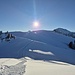Anlauf holen auf der Chüebodenegg