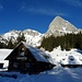 Von der Klinkehütte geht es in wenigen Minuten...