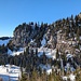 die Felswand unter der Alp Fros