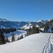 Rückblick von der Alp Fros in Richtung Gamplüt
