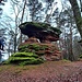 Wieder zurück am Immersberg, ging es dann auf dem Dimbacher Buntsandsteinhöhenweg weiter.
