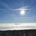 Blick nach Süden über das Nebelmeer Böhmens