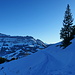 langsam geht die Sonne unter