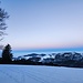 Blaue Stunde über dem Mittelland