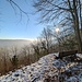 Bänkle mit Aussicht ins Ermstal und zum Buckleter Kapf.