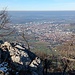 Blick vom Trauf auf Metzingen mit dem "City Outlet".