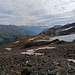 Rückblick zu den Seen beim Gletscherrand.