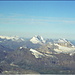 In Bildmitte der Mont Blanc 4807m.<br />Zum Greifen nahe!