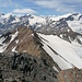 Rückblick von der Veneziaspitze auf den begangenen Grat über Hohenfernerspitze und Köllkuppe.