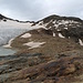 Blick auf meinen weiteren Aufstiegsweg zur Hohenfernerspitze. Ich habe den dunklen Rücken ganz rechts angepeilt. Als Seilschaft kann natürlich alternativ über den Gletscher aufgestiegen werden.