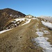 La baita che si vede (Baita Maesino) è quella dove a settembre si trovavano alcuni vitelli, mente a sinistra compare la boscosa cima dello Zucco di Maesino che a breve raggiungeremo.