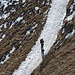Eidan lungo il sentiero sottostante il Monte Vada