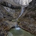 3. Wasserfall, hier bin ich links in den Felsen aufgestiegen, bis zur Oberkante