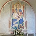 In una cappella sottostante Breno si trova questo affresco, molto ridipinto, firmato P. Rusconi e databile al sec. XVII.