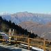 Superata la cresta ecco che appare il Monte Rosa.