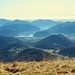 La vista verso il Ceresio.