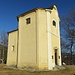 La cappella di San Rocco ricostruita a metà del '700.