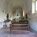 L'interno della chiesa di Santa Croce a Caronno Corbellaro.