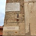 La meridiana sulla chiesa di Santa Croce.
