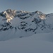 Potsdamer Hütte am Abend und der Hüttenhang