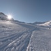 Mittig der Rote Kogel (links Kastengrat)