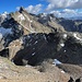 Rückblick zum Aufstiegsweg über den Grat und durch den Kessel