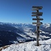 Schilderbaum an der Kellerjochhütte