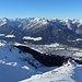 Blick auf Schwaz mit Karwendel dahinter