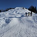 Aufstieg vom Hechlerhaus zum Arbeserkogel - schon gut eingefahren