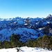 Blick in die Tannheimer Berge. 