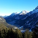 Ein letzter Blick zur Kreuzspitze. 