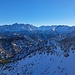 Blick ins Wettersteingebirge.