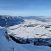 ... und der obligate Flugzeugblick auf die diesmal weisse Linthebene