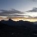 Ein strahlender Bergtag bricht an über dem Wallis