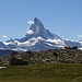 Das Berghaus Fluhalp hat einen Premiumblick zum "Berg der Berg" ;-)