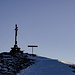Kassianspitze, zweites Gipfelkreuz