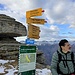 Crocevia presso la Capanna Brogoldone, noi seguiamo per Passo di Mem