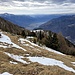 Dall'Alpe Gasgern verso l'Alpe di Motto, dove scenderemo dopo pranzo