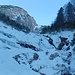 Nochmal die untere Schlüsselstelle......bei wenig Schnee macht's hier WENIG Spaß!