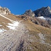 Aufstieg auf der Piste