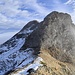 Bocchetta di Scaredi, il salto finale della cresta (si scende da sinistra)