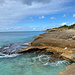 Cupecoy Beach - Der Strand befindet sich ganz im Westen von Sint Maarten, nahe der Grenze zum französischen Teilgebiet.