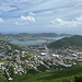 Sentry Hill - Ausblick, u. a. nach Philipsburg, Hauptort von Sint Maarten.