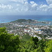 Sentry Hill - Ausblick in Gipfelnähe, u. a. nach Cole Bay.