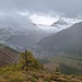 Saas Fee bereits im Regen