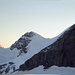 Die Jungfrau 4158m von der Mönchsjochhütte aus.
