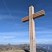 Das schöne, neue Gipfelkreuz.